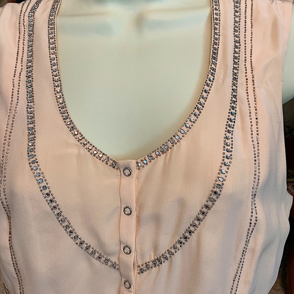 Theory Blush Silk Dress Size 4 - Picture 5 of 6